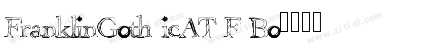FranklinGothicATF Bo字体转换